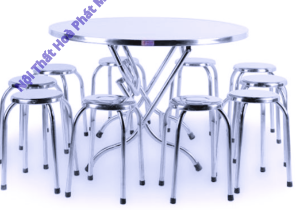 Bộ sưu Tập Bàn ghế Inox Hòa Phát 2026: Bền Bỉ - Sang Trọng - Nhanh Vệ Sinh