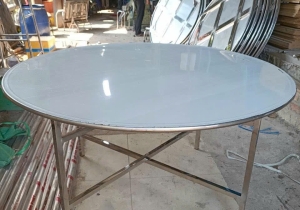 Bàn Ăn Tròn Inox Hoà  Phát Miền Nam- Sự Kết Hợp Hoàn Hảo Của Chất Lượng và Tiện Ích