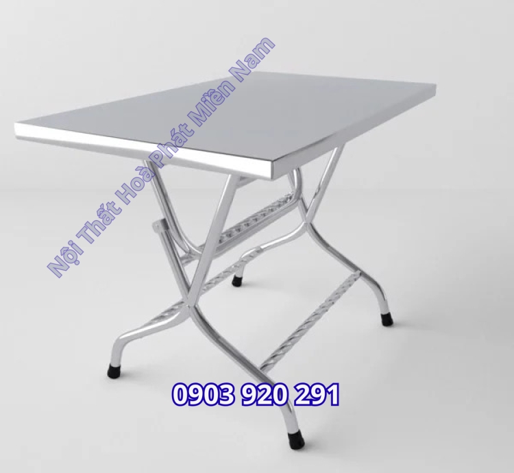 Bàn Inox Chữ Nhật CN04