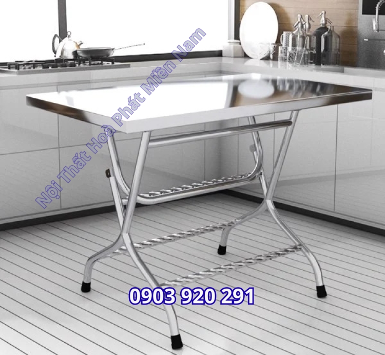 Bàn Inox Chữ Nhật CN01