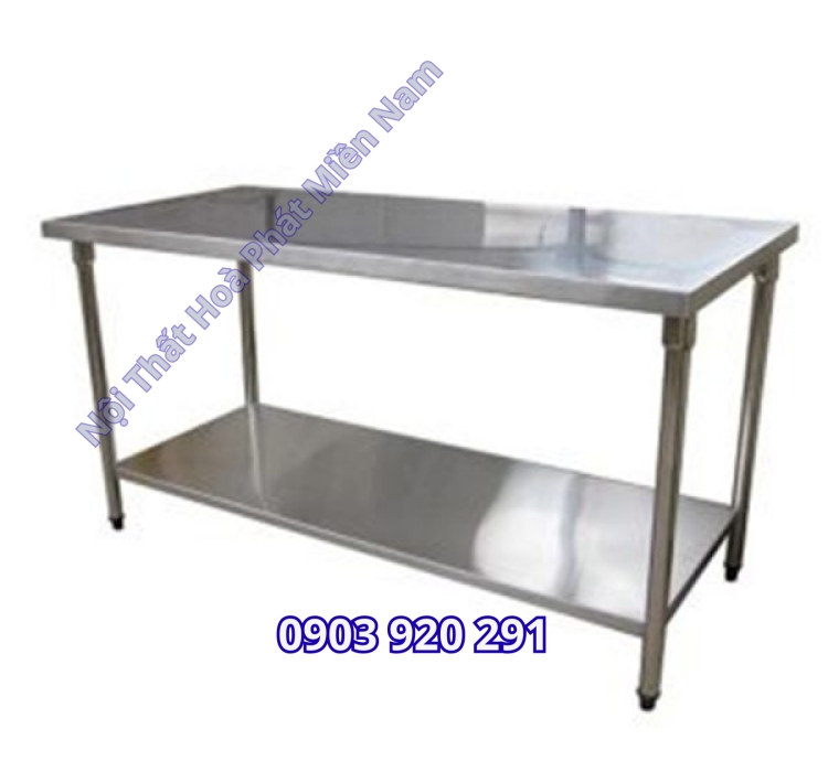 Bàn sơ chế thực phẩm 2 tầng CN36